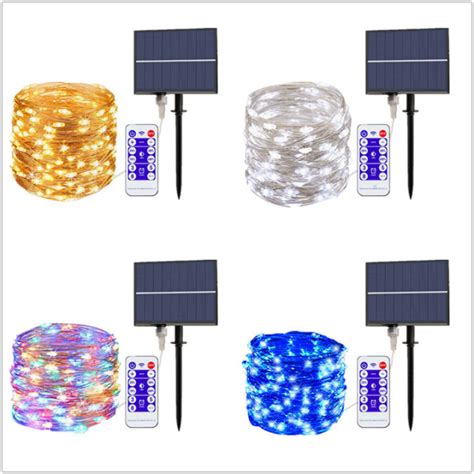 Led Outdoor Solar Lamp String Lights 100200 Leds Fairy Holiday