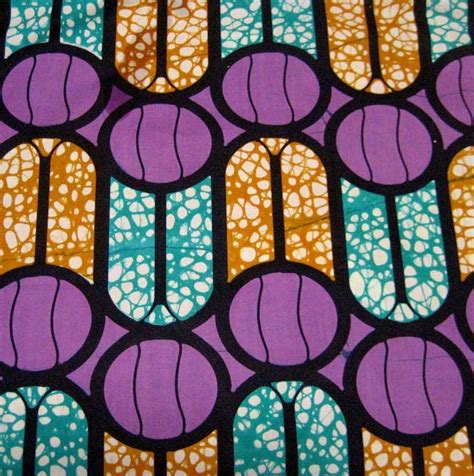 African Wax Block Print Fabric African Pattern Design African Design