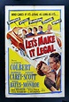 LETS MAKE IT LEGAL * MARILYN MONROE MOVIE POSTER 1951 | Marilyn monroe ...