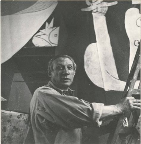 Pablo picasso, guernica, 1937 outraged by reports and photos of the german air force's bombing of civilians during the spanish civil war, pablo picasso painted guernica, in response to the destruction of the town of that name. Guernica (Musée Picasso) - Namasaya