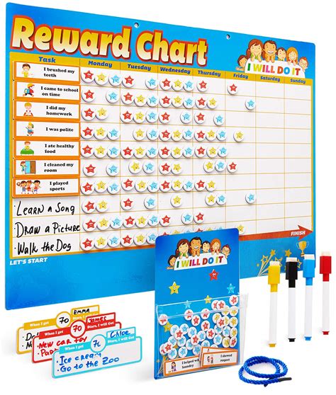 Buy Reward Chart For Kids At Home Chores Chart For Multiple Kids