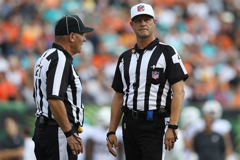 Nfl Referee Assignments Week 4 Refs Assigned For Each Nfl Game This Week