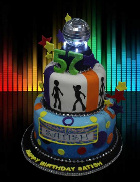 Disco Dance Decorated Cake By Mstreatz Cakesdecor