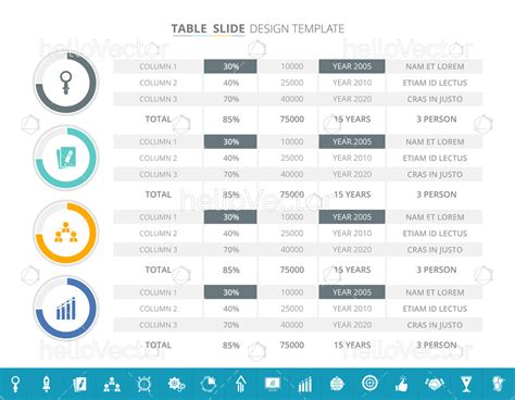 Table Infographic Template Download Graphics And Vectors