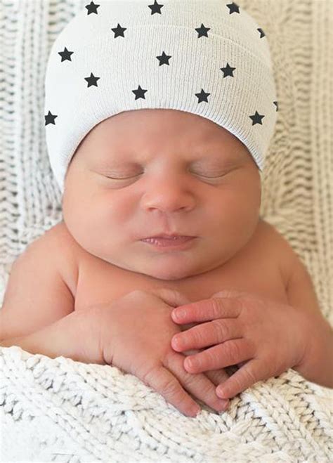Queen Bee Tiny Traditional Seeing Stars Newborn Beanie By Ilybean