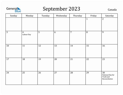September 2023 Calendar Ontario Get Calendar 2023 Update