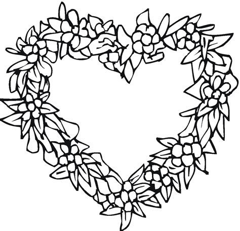 Hearts are so much fun to color. coloring pages hearts | Hint: To print this just the ...