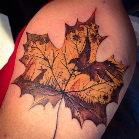 25 Autumnal Tattoos To Celebrate The Natural Beauty Of Fall Autumn