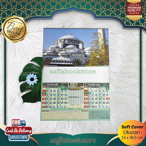 Calendar 2023 Ad And Hijri Large Jumbo Mosque Pictures Year Wall
