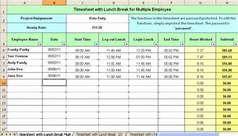 Here is a free and easy time card calculator. 44 Bi Weekly Timecard with Lunch | Ufreeonline Template