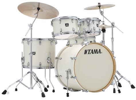Tama Superstar Classic Maple Vintage White Sparkle Rock Set Drum Kit