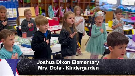 Joshua Dixon Elementary Mrs Dota Kindergarden Wytv