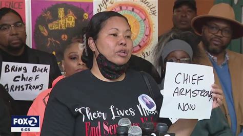news conference addressing firing of police chief leronne armstrong youtube