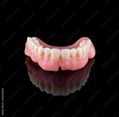 Complete Maxillary Denture Stock Photo Adobe Stock