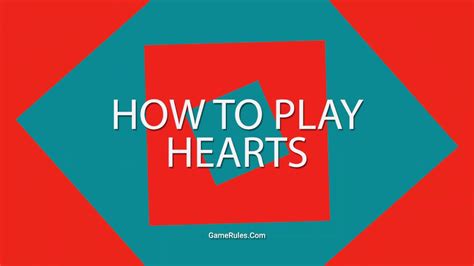 How To Play Hearts Youtube