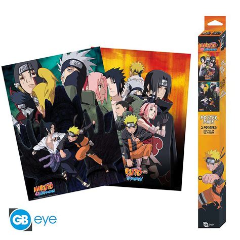 Naruto Chibi Poster Set Ninjas The Vault