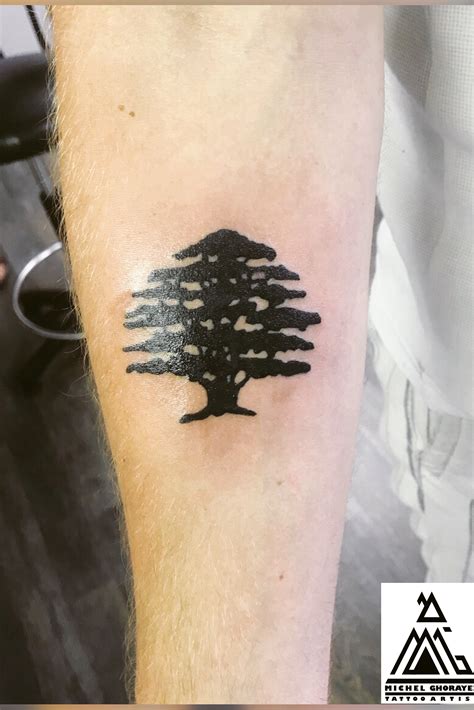 Cedar Tree Tattoo Lebanon Humanandnatureartphotography