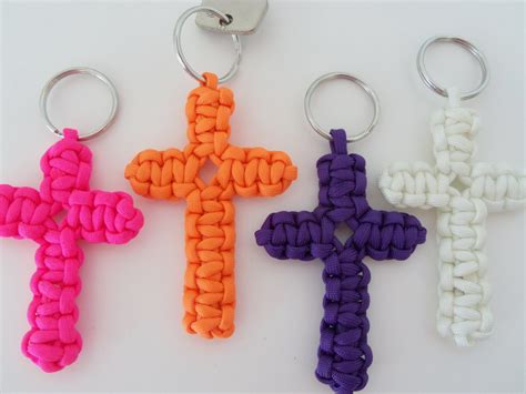 Check spelling or type a new query. Paracord Cross Keychain