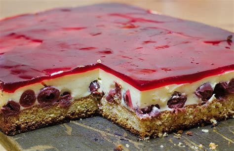 Zucker, butter, salz, ei, mehl und backpulver mit dem knethaken zu einem teig kneten. Backen - Kochen & Genießen: Schmand Kirsch Kuchen
