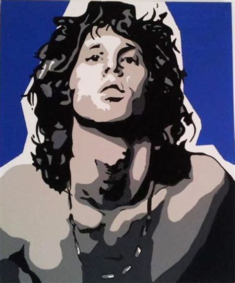 Jim Morrison Jim Morrison Pop Art Rock And Roll