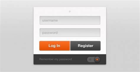 Stylish Login Form With Toggle Psd Welovesolo