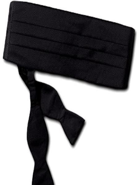 Robert Talbott Black Grosgrain Bow Tie Cummerbund Set 5632016 Bow