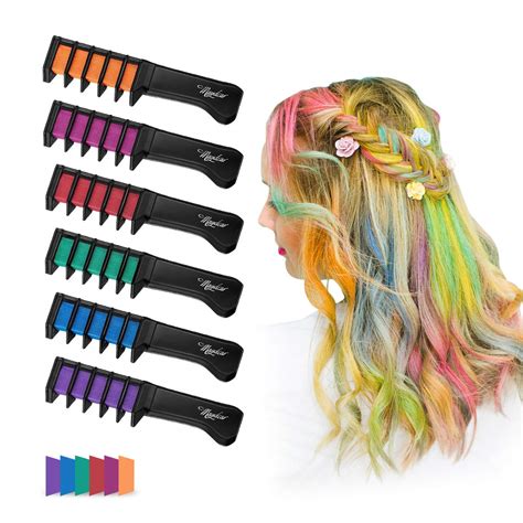 Buy Maydear Temporary Hair Chalk Comb Non Toxic Washable Hair Color