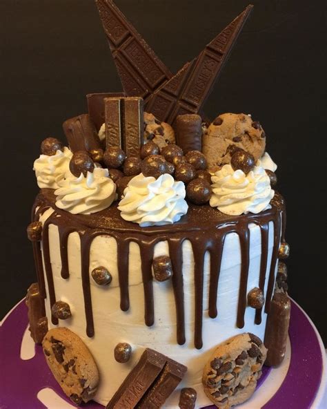 Nikki On Instagram Chocolate Explosion Birthday Cake Vanilla Cake