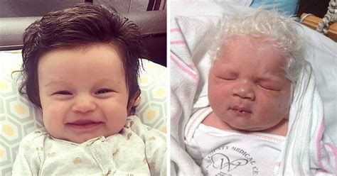 Many experts insist that the color and quantity of hair a baby is born with derives from genetics. Parents Share Pics Of Babies Born With Full Heads Of Hair ...