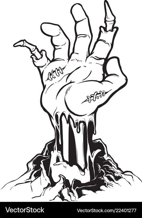 zombie hand drawing pin by gotili on historic bochicwasure