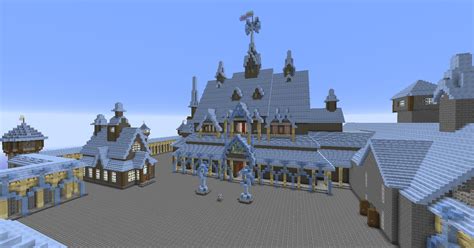 We Finally Finished Building The World Of Disneys Frozen In Minecraft