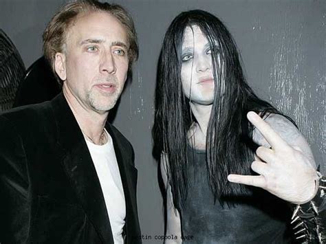 Nicolas Cage And His Son Nicolas Cage Nicolas Heavy Metal
