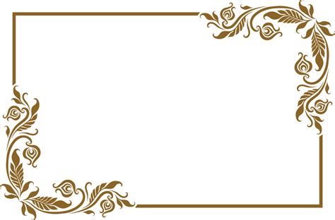 All wedding card clip art are png format and transparent background. Picture frame - Lovely old golden frame 1275*841 ...