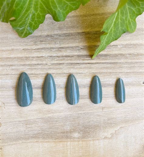 Sage Green Nail Wrap Waterslide Decal Eucalyptus Plant Etsy