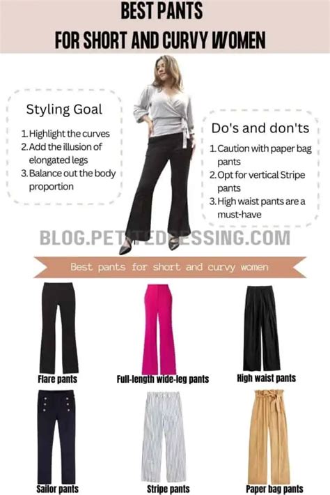 The Pants Guide For Short And Curvy Women Petite Dressing