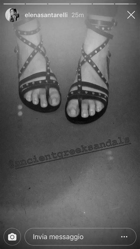 Elena Santarellis Feet