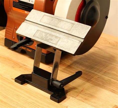 How to use your bench grinder for more than just sharpening tools. Homemade Bench Grinder Tool Rest | See More...