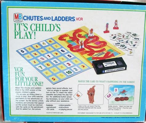 Vintage Chutes And Ladders Vcr Board Game Milton Bradley 100 Etsy
