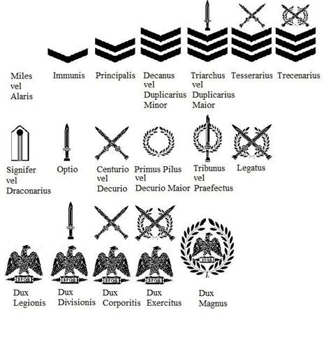 The Ranks Of The New Roman Army Concept By Yuriy116 On Deviantart In