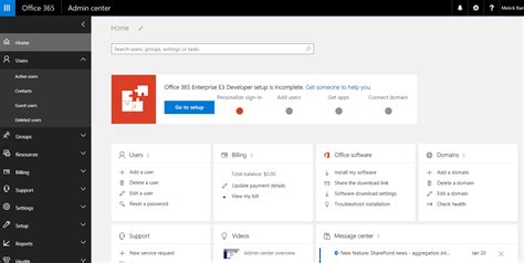 What Is Office 365 Admin Portal