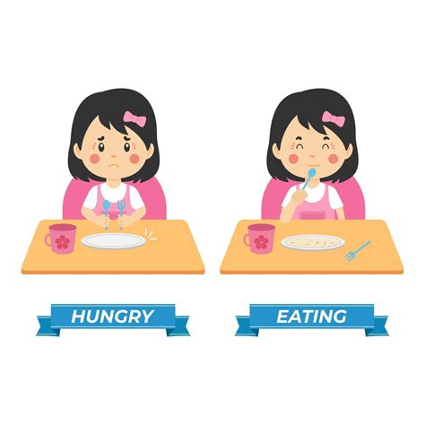 Stock Vector Kids Hungry And Eating 2228267 Vector Art At Vecteezy