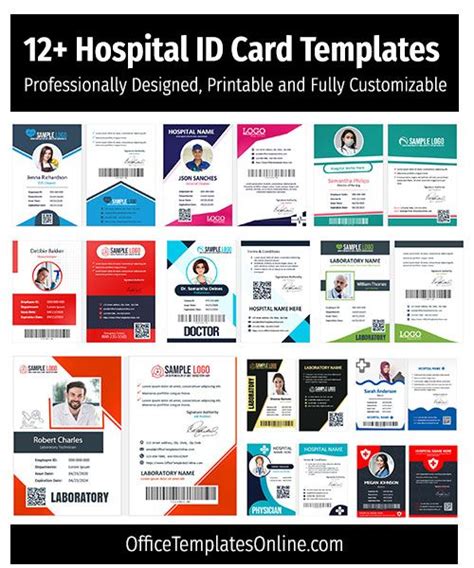 Free Hospital Id Card Templates Formats For Ms Word Id Card Template Card Templates Ms