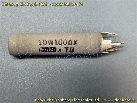 Resistor 100 Ohms 10w So Wirewound Resistor Sony 120575811