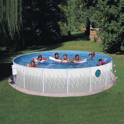Shop Splash Pools 12 Ft X 12 Ft X 42 In Round Above Ground Pool At