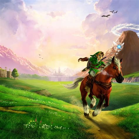 2048x2048 The Legend Of Zelda Horse Plain Ipad Air Wallpaper Hd