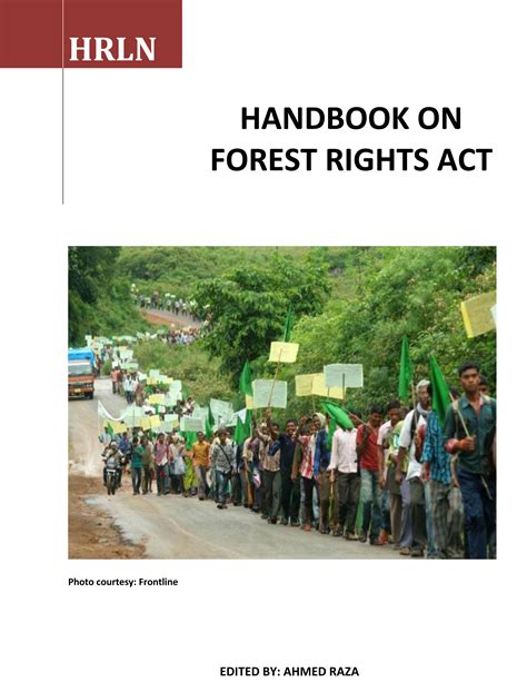 Handbook On Forest Rights Act — Slic