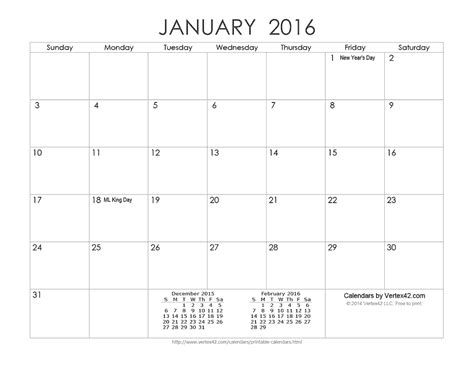 Vertex42 2022 2022 Calendar Printable One Page 2022 Calendar
