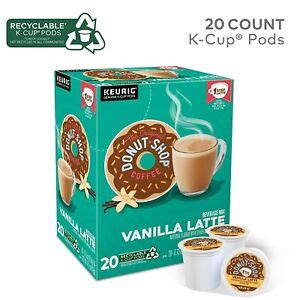 The Original Donut Shop Vanilla Latte Single Serve Keurig K Cup Pods