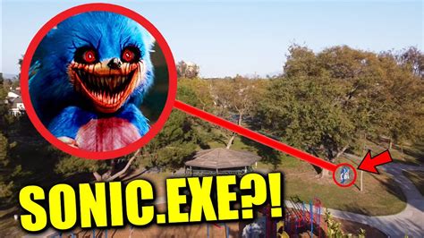 Drone Catches Sonicexe At Haunted Playground Running Around He Came