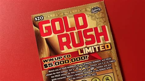 Gold Rush Limited Scratch Off Winner From The Florida Lottery Youtube